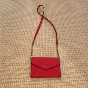 Red Kate Spade Envelop purse
